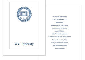 commencement announcement sample image